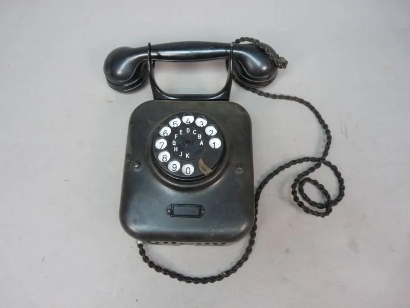 Duitse WW2 Reichspost Wandtelefoon