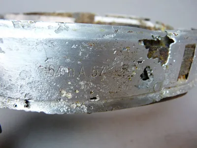 Binnenwerk Duitse Helm WO2