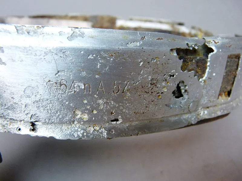 Binnenwerk Duitse Helm WO2