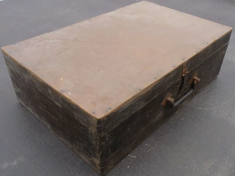 Oude Houten Koffer/Kist