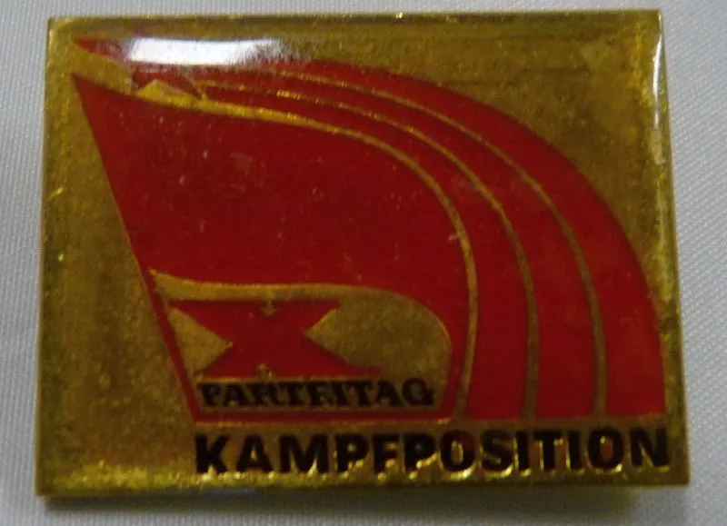 DDR Medaille 5E Parteitag Kampfposition
