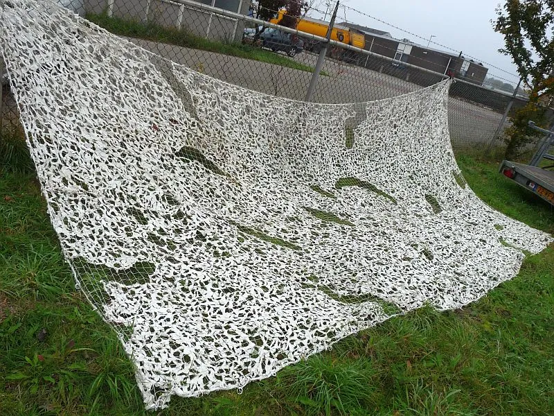 Wit Camouflagenet 3 x 6 Meter