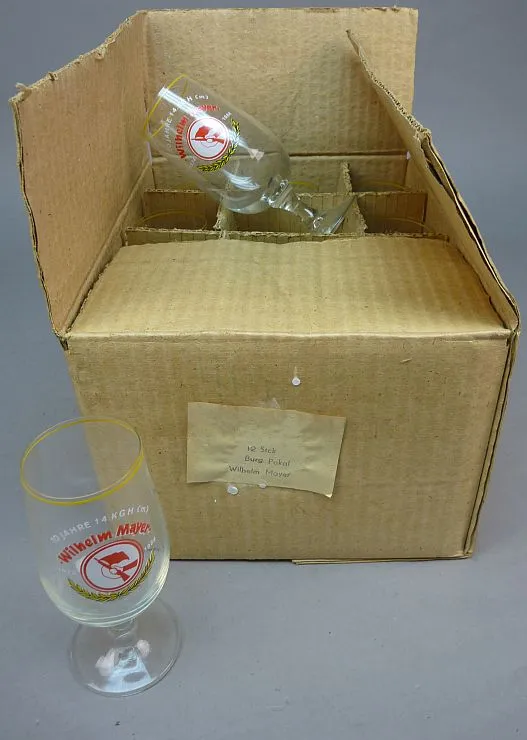 DDR Kampfgruppen Bierglas