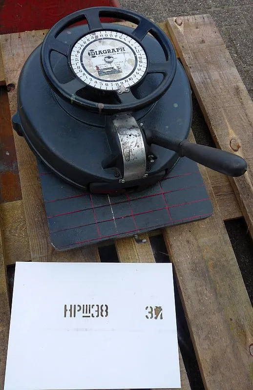 Sjabloon Stans Machine Letterhoogte 25 mm