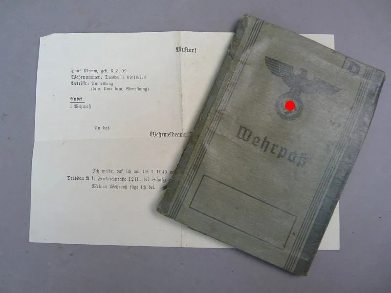 WW2 Wehrpass