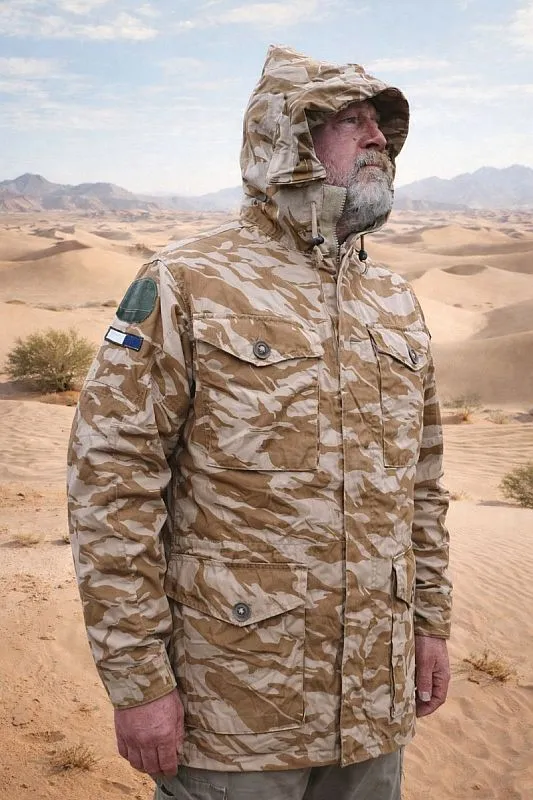 DP Windproof Combat Smock Jas Met Vaste Capuchon · Tan / FDE