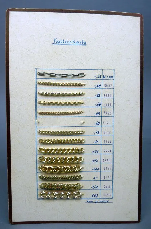 DDR Sieraden Presentatie Bord