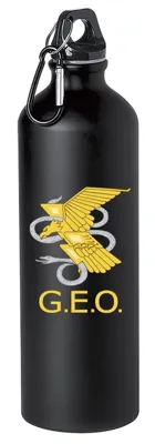 Botella con Mosquetón Policial-Militar 800 ML