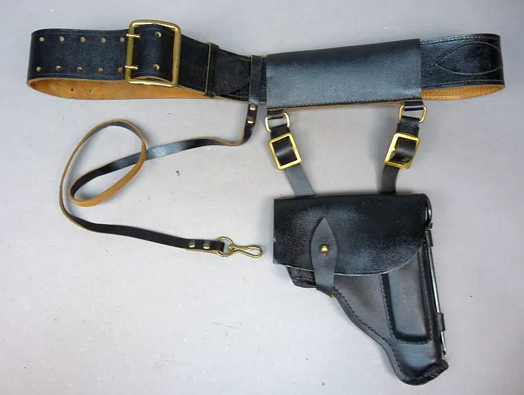 Leren Sovjet Parade Koppel Met Makarov Holster