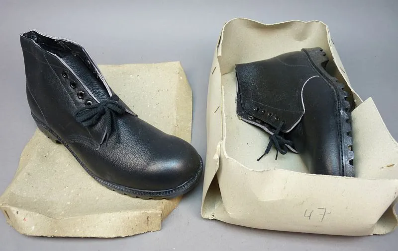 DDR NVA Werkschoenen,,Granit