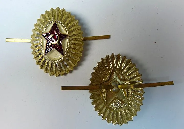 Sovjet Embleem Voor Diverse Hoofddeksels