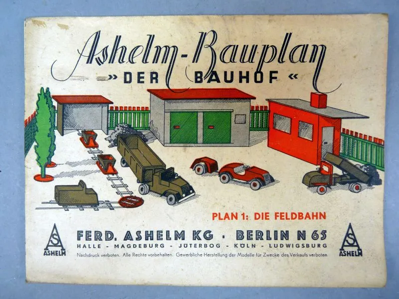 Bouwplaat,,Die Feldbahn