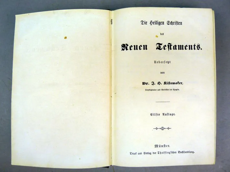 Bijbel, Nieuwe Testament Uit 1849