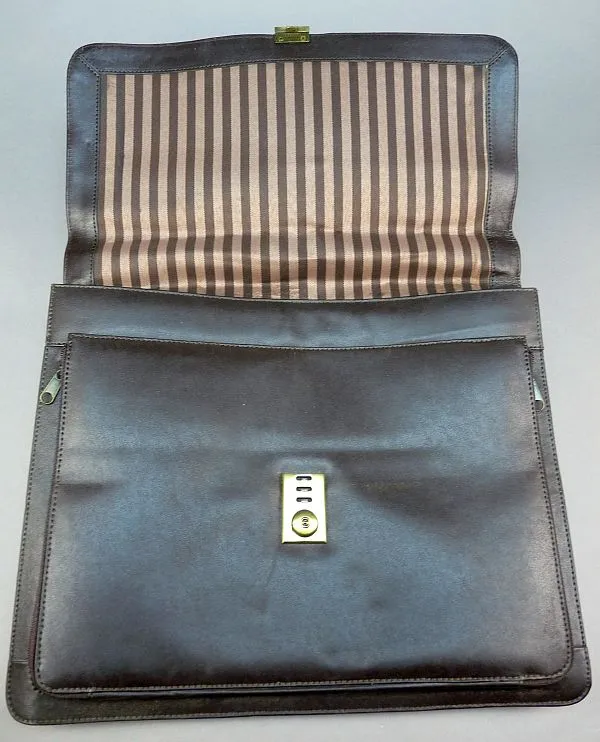 Vintage Leren Aktetas