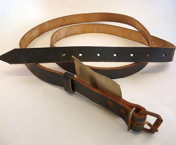 Leren Riem / Pakriem, Lang Model