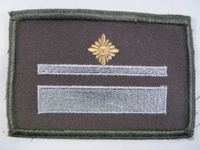 UTV Rangonderscheiding Unterleutnant