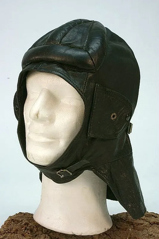 Leren Pilotencap