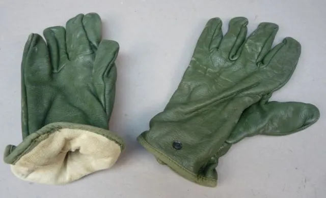 Nappa Leren Winter Handschoenen, Groen