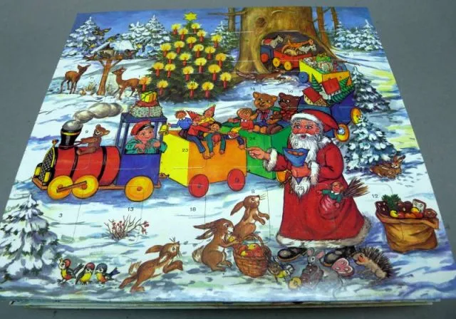 Kerst Adventkalender, Model D