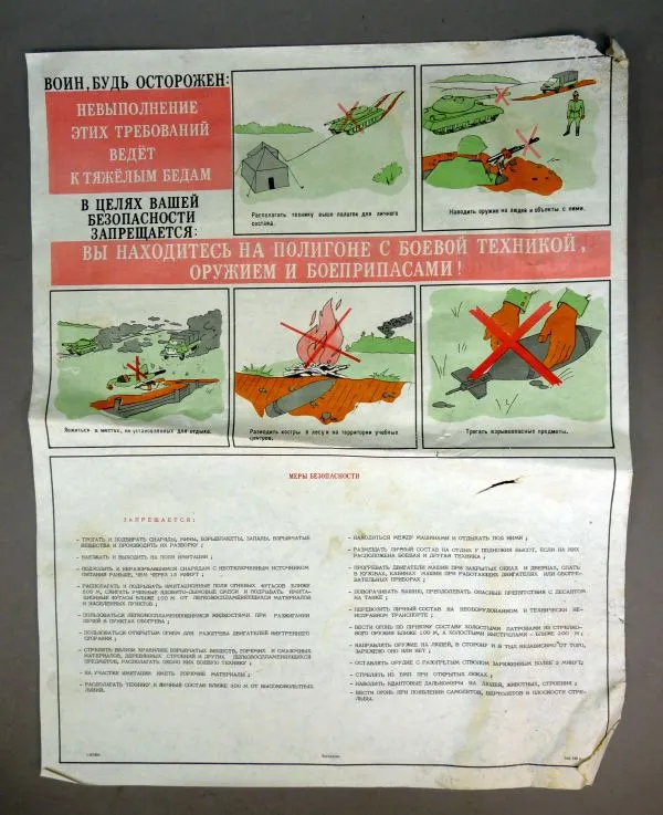 Poster Voor Gevaren Aanduiding