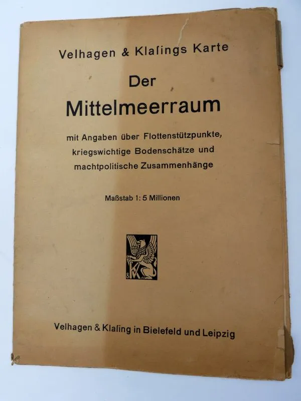 Kaart Mittelmeerraum