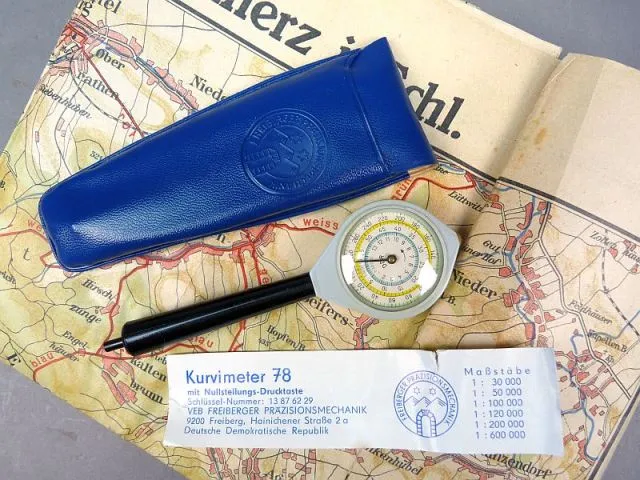 Kaart Afstandmeter / Kurvimeter 78