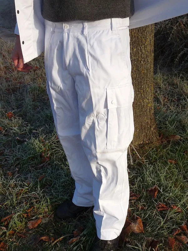 Witte Sneeuw Camouflage Broek