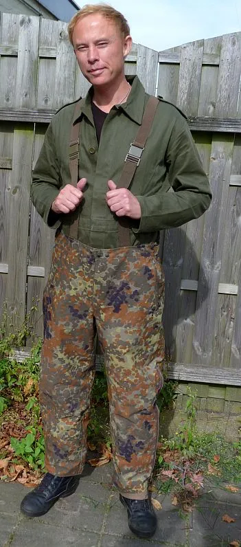 Camouflage Gore-Tex Regenbroek · Flecktarn