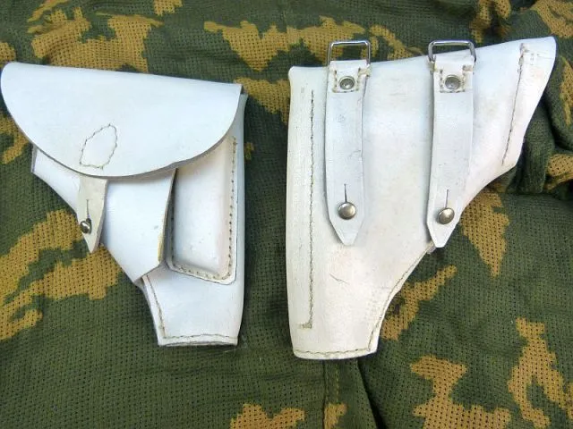Wit Leren Makarov Holster