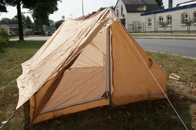 Franse 2 Persoons Tent, Uitvoering · Tan / FDE