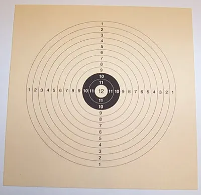 125 Hobby Zielscheiben 14cm X 14cm - Krüger