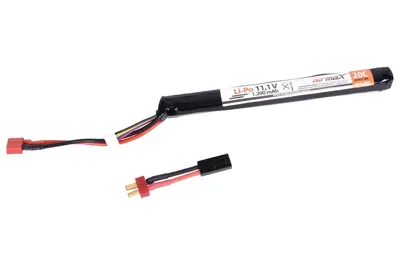 AirmaX 11,1V 1200mAh 20C-40C LIPO Akku Crane Stock T-Stecker+Adaptor - GSG