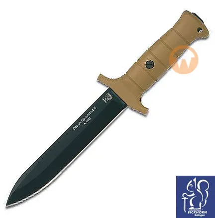 Eickhorn Kampfmesser Command II Glatte Klinge · Tan / FDE