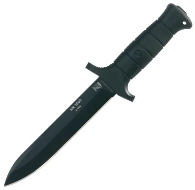 Kampfmesser KM 3000 Inkl. Scheidensystem Glatt_Schwarz - Eickhorn