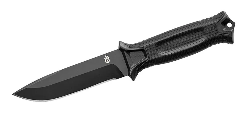KH Security Survivalmesser Strongarm · Negro