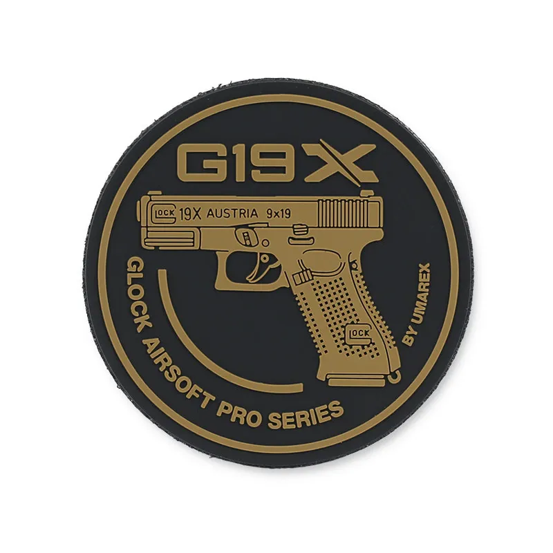 Umarex Glock 19x 3D Rubber Klettpatch