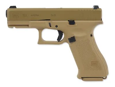 Glock 19x Gasblowback Airsoftpistole Kaliber - Original Lizenz + Markings - Umarex