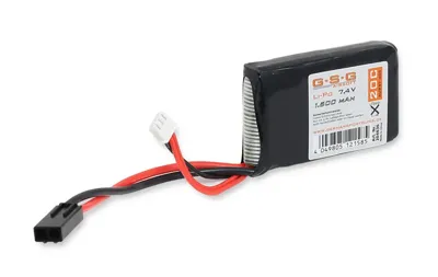 7,4V 1500mAh 20-40C LIPO Akku Mini-Type - GSG