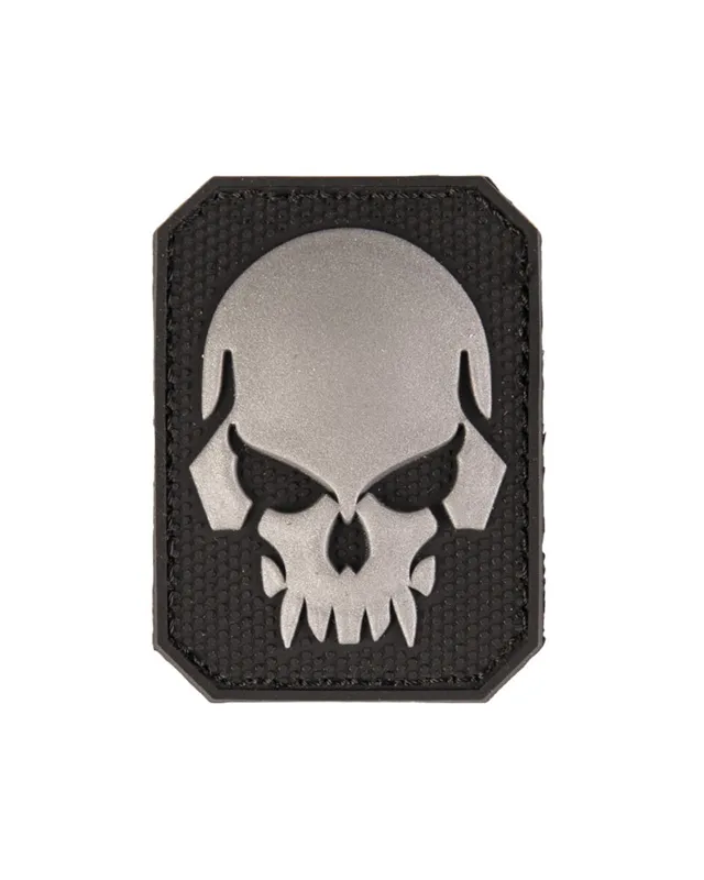 Sturm Patch 3D Skull PVC Klett Sm · Negro
