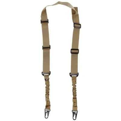 Tactical 2-PUNKT Bungee Sling Gewehr Tragegurt Coyote_Tan_017 - MFH