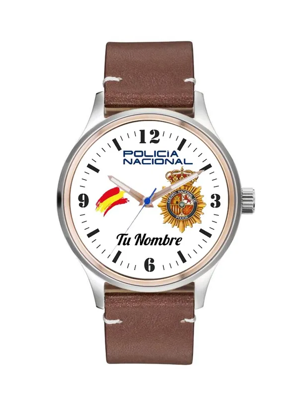 Reloj Policía Nacional Personalizable