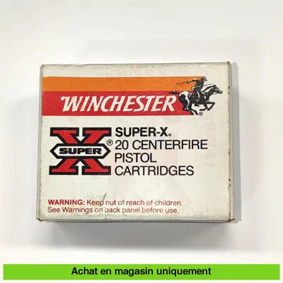 Boite de 20 Cartouches Super x.40 S&w 180 gr JHP - Winchester