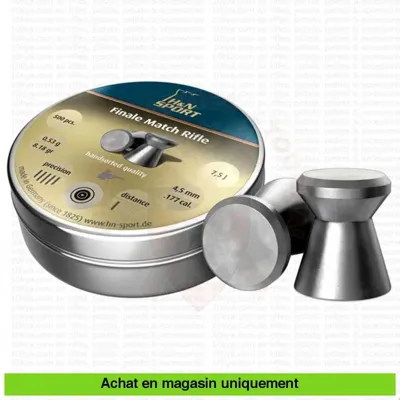 Boite de 500 Plombs Final Match Rifle 4.51mm 0,53g - H&N