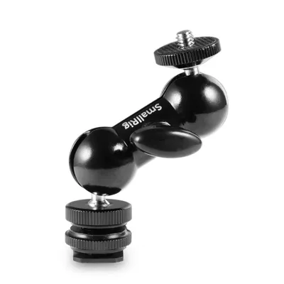 1135 COOL-BALLHEAD-V1 Multi-Function Double BallHead W/ Shoe Mount & 1/4″ Screw - SmallRig