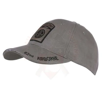 Casquette 82ND Airborne Subdued Grise - Fostex