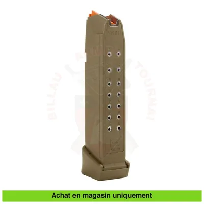 Chargeur 17+2 (19 Coups) 9mm para Follower - Glock