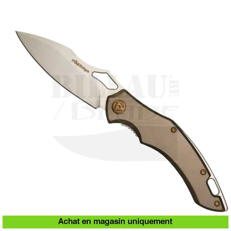 FOX Couteau Pliant Edge Sparrow · Marrón