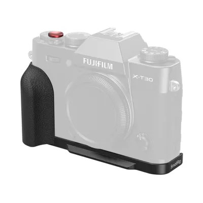 5663 L-Shaped Mount Plate with Silicone Handle for Fujifilm X-T30 / X-T30 II / X-T30 III - SmallRig