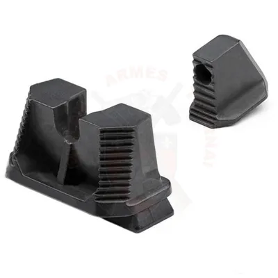 Hausse et Guidon Acier Rehaussé pour Glock - Strike Industries