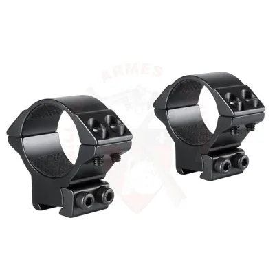 Paire de Colliers de Montage 30mm, Rail 11mm, Medium - Hawke
